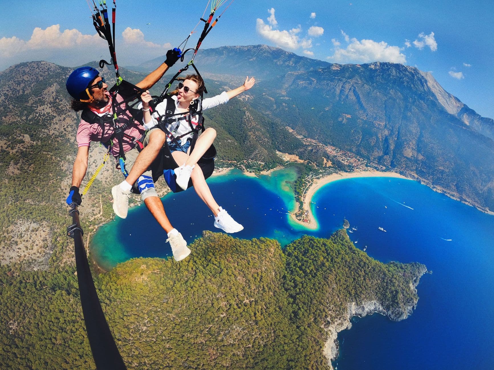 Ölüdeniz yamaç paraşütü pilotları uçuşları durdurdu