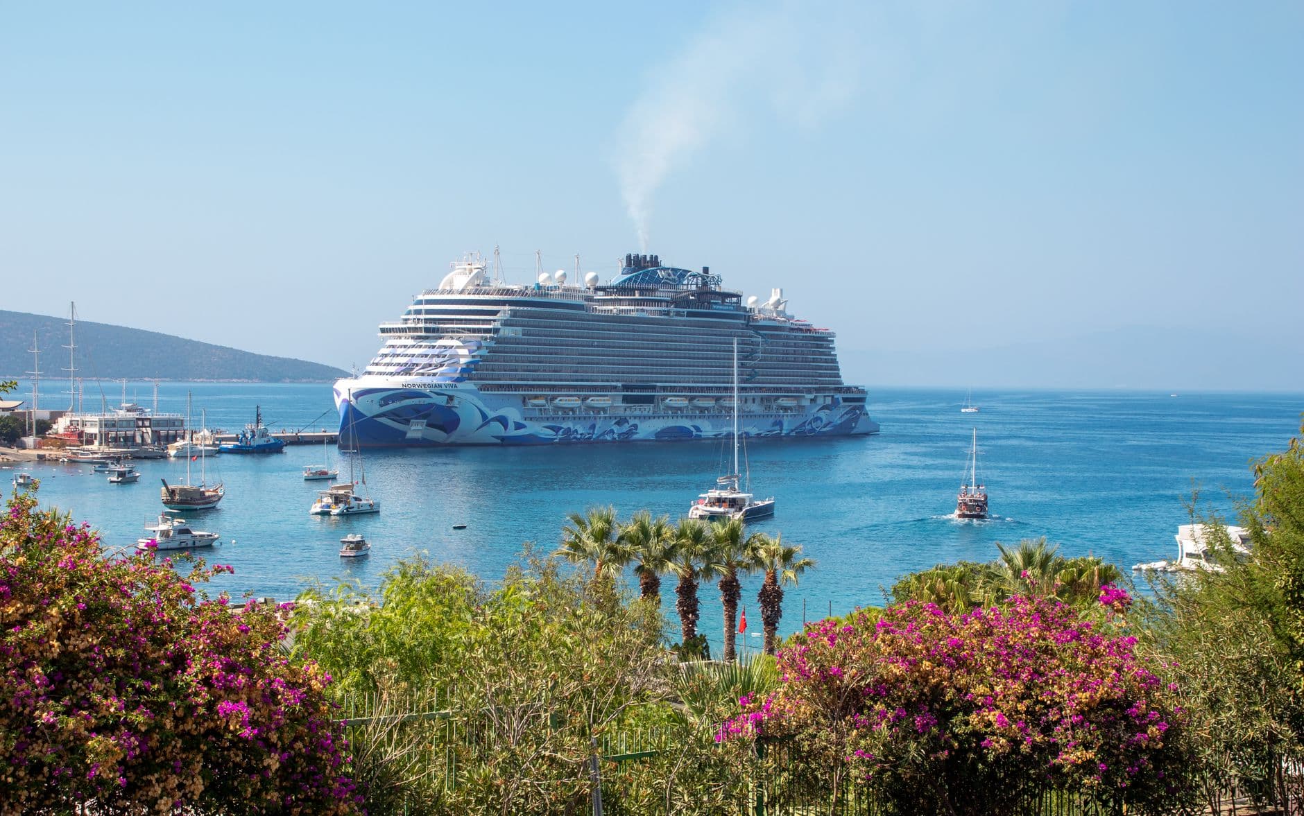 Silver Nova kruvaziyer gemisi 351 turist ile Bodrum'a geldi